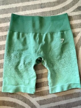 Gymshark Mint Green Ombre Seamless Bike Shorts